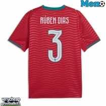Portugal Ruben Dias #3 Replica Home Shirt World Cup 2026 Short Sleeve